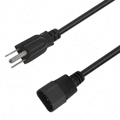 คุณภาพ  3 Prong AC US Plug Power Cord 10A 13A 15A 125V for laptop desktop โรงงาน